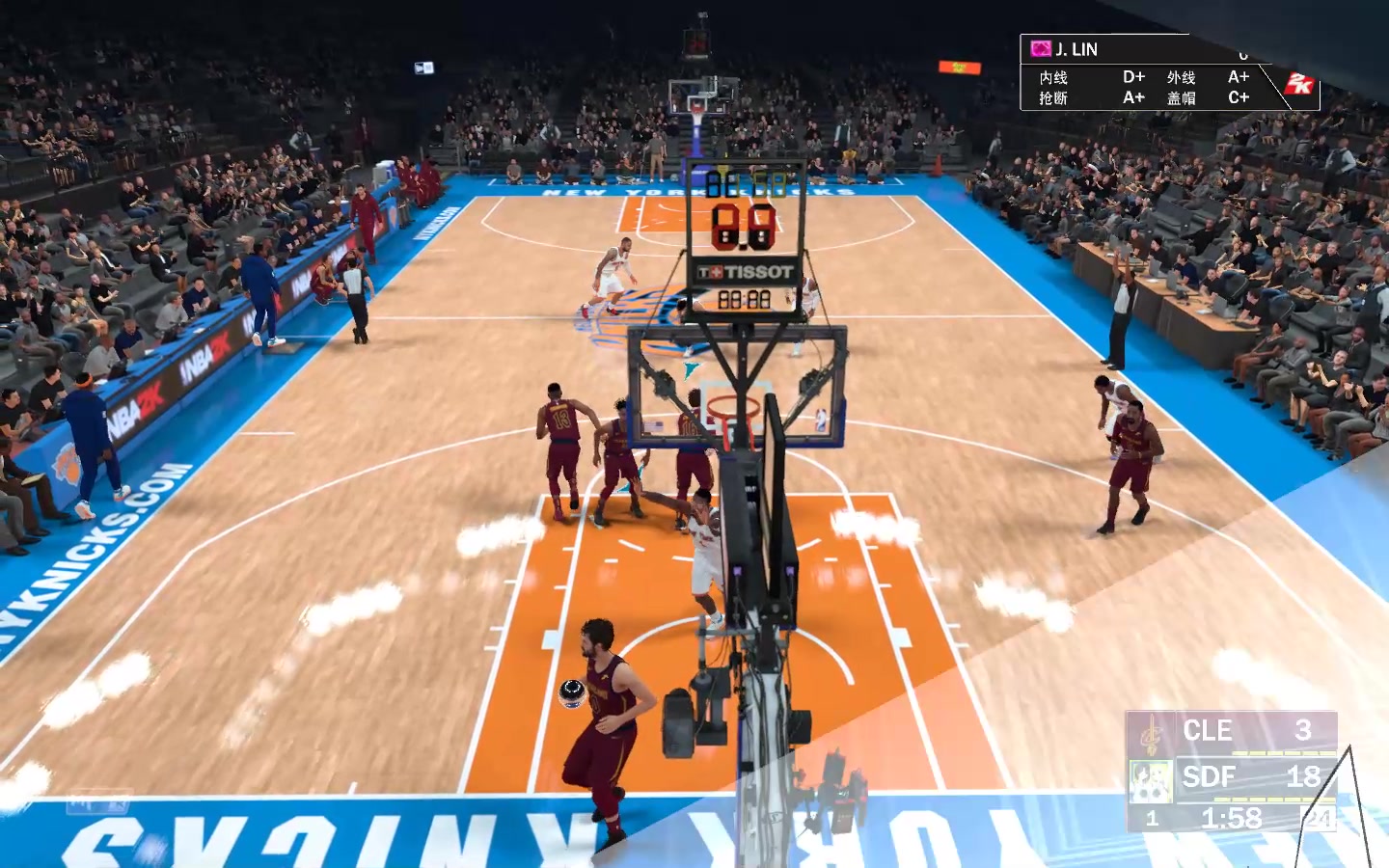 关于火力全开!NBA2K比赛数据创纪录的信息 关于火力全开!NBA2K比赛数据创纪录的信息
